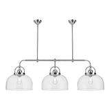 Alora LP461155CH LANCASTER 3 HEAD 55" LINEAR PENDANT CHROME E26 60WX3