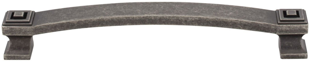 Jeffrey Alexander 585-160BNBDL 160 mm Center-to-Center Brushed Pewter Square Delmar Cabinet Pull