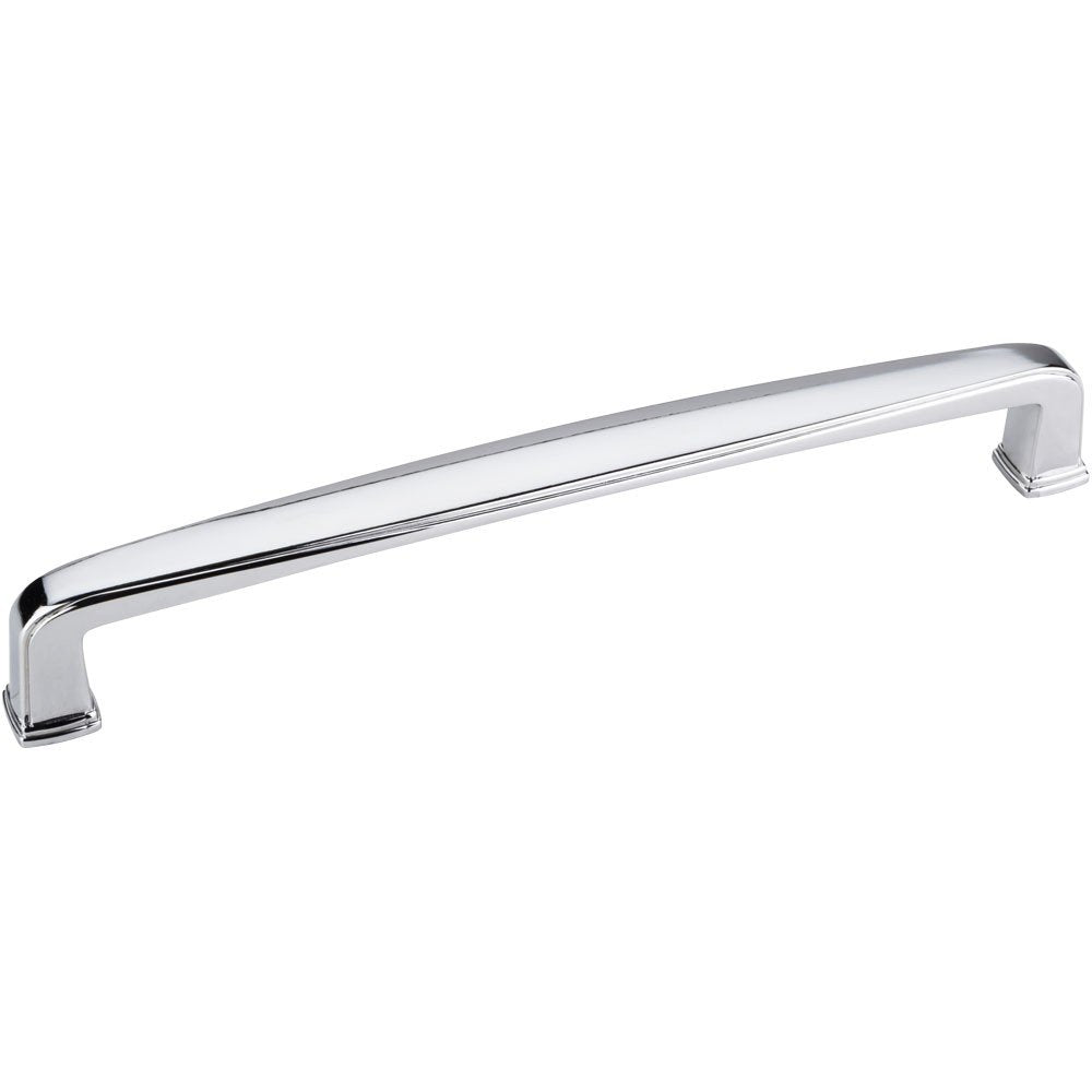 Jeffrey Alexander 1092-160PC 160 mm Center-to-Center Polished Chrome Square Milan 1 Cabinet Pull