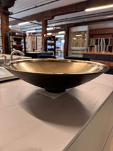 Porcher Solid Bronze Sink Golden Tone Temperantina 32390-00.945 (Showroom Display for Sale)