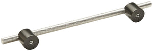 Amerock Cabinet Pull Matte Black/Silver Champagne 7-9/16 inch (192 mm) Center to Center Transcendent 1 Pack Drawer Pull Drawer Handle Cabinet Hardware