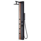 PULSE ShowerSpas 1060MB-BA-1.8GPM Eclipse Matte Black ShowerSpa