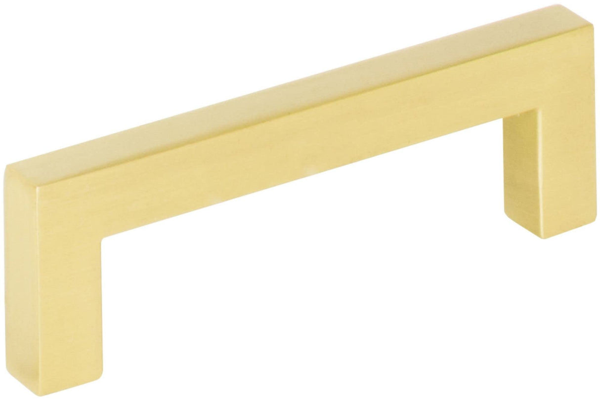 Elements 625-3BG 3" Center-to-Center Brushed Gold Square Stanton Cabinet Bar Pull