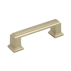 Amerock Cabinet Pull Golden Champagne 3 inch (76 mm) Center to Center Appoint 1 Pack Drawer Pull Drawer Handle Cabinet Hardware