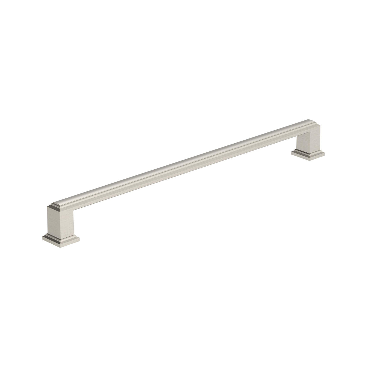 Amerock BP37361G10 Satin Nickel Cabinet Pull 10-1/16 in (256 mm) Center-to-Center Cabinet Handle Appoint Drawer Pull Kitchen Cabinet Handle Furniture Hardware