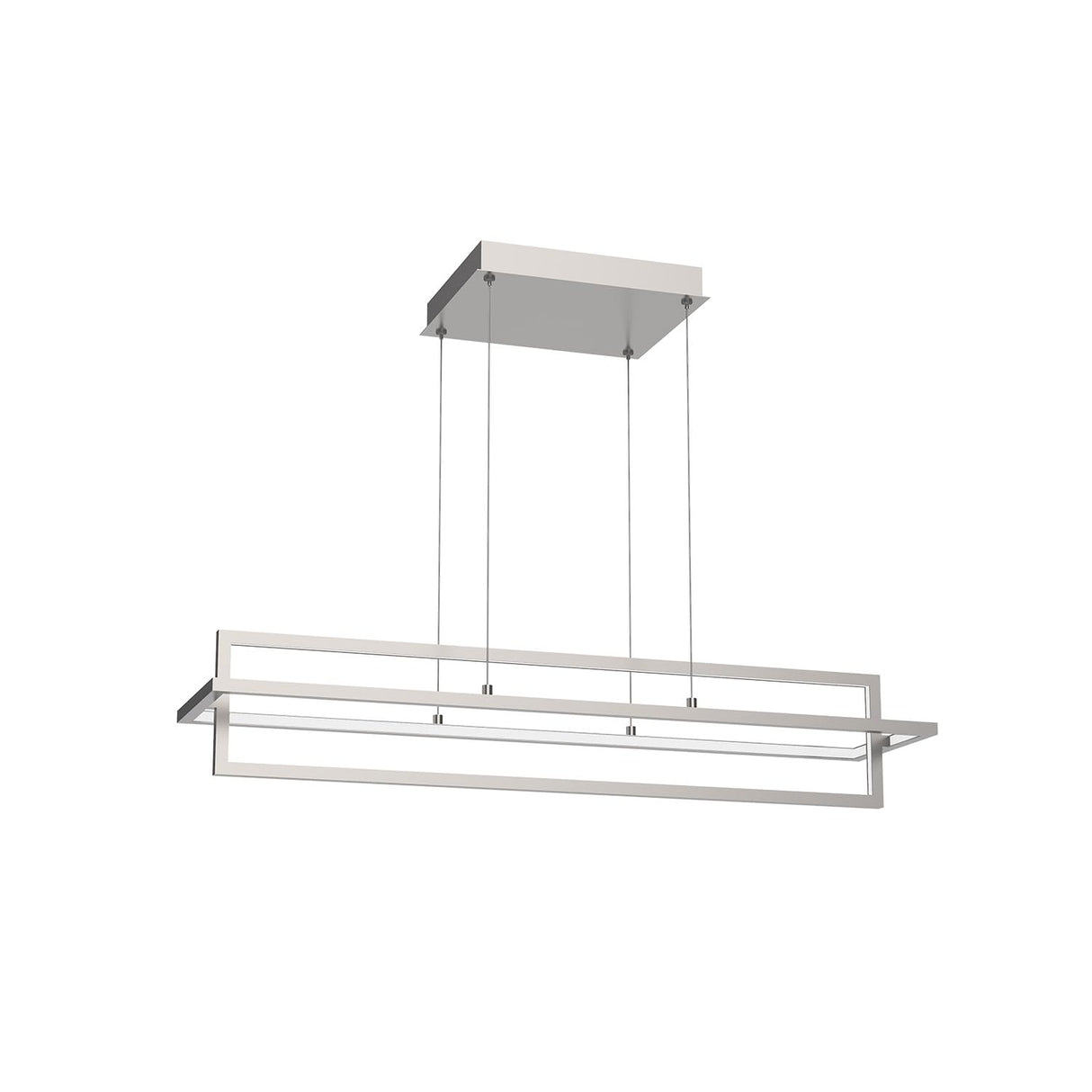 Kuzco LP16236-BN MONDRIAN 36" LINEAR PENDANT BRUSHED NICKEL 57W 120VAC WITH LED DRIVER 3000K 90CRI