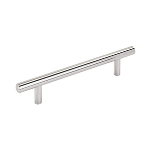 Amerock Cabinet Pull Polished Chrome 5-1/16 inch (128 mm) Center to Center Bar Pulls 1 Pack Drawer Pull Drawer Handle Cabinet Hardware