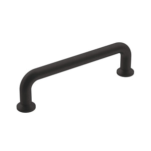 Amerock Cabinet Pull Matte Black 3-3/4 inch (96 mm) Center-to-Center Factor 1 Pack Drawer Pull Cabinet Handle Cabinet Hardware