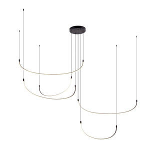 Kuzco MP89590-BK TALIS 90" MP BLACK  130W LED 90 3000K DC LED