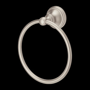 Tisbury Towel Ring in Brushed Nickel