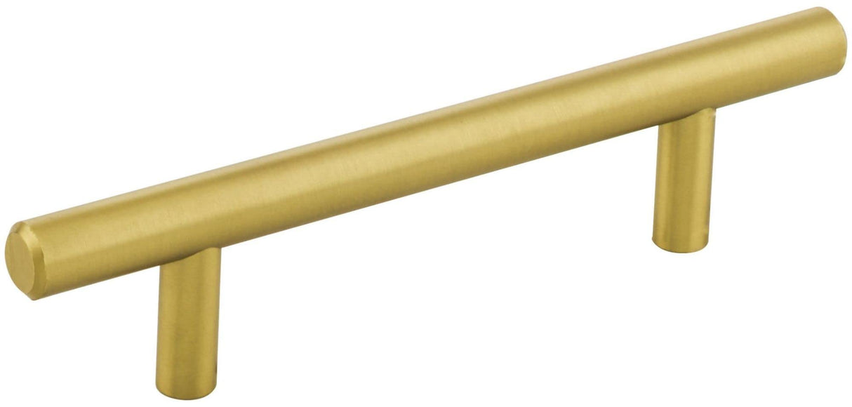 Elements 156BG-10 10-Pack of the 96 mm Center-to-Center Brushed Gold Naples Cabinet Bar Pull