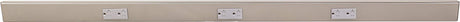 Task Lighting TR48-3GD-P-SN 48" TR Series Angle Power Strip, Satin Nickel Finish, Grey Receptacles