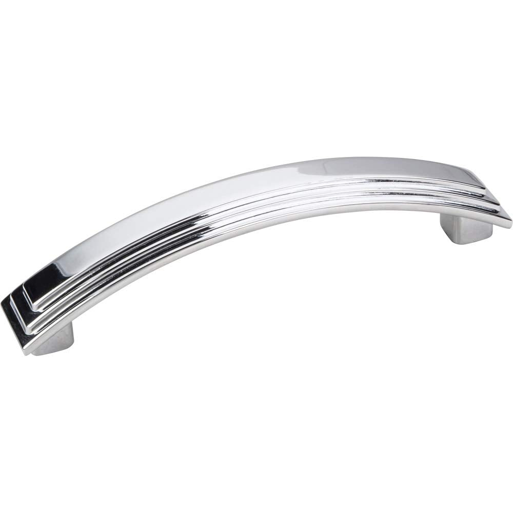 Elements 351-96PC 96 mm Center-to-Center Polished Chrome Arched Calloway Cabinet Pull