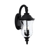 Capital Lighting 939831BK Ashford 3 Light Outdoor Wall Lantern Black