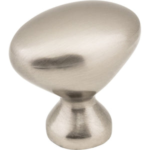 Elements 897L-SN 1-1/4" Overall Length Satin Nickel Oval Merryville Cabinet Knob