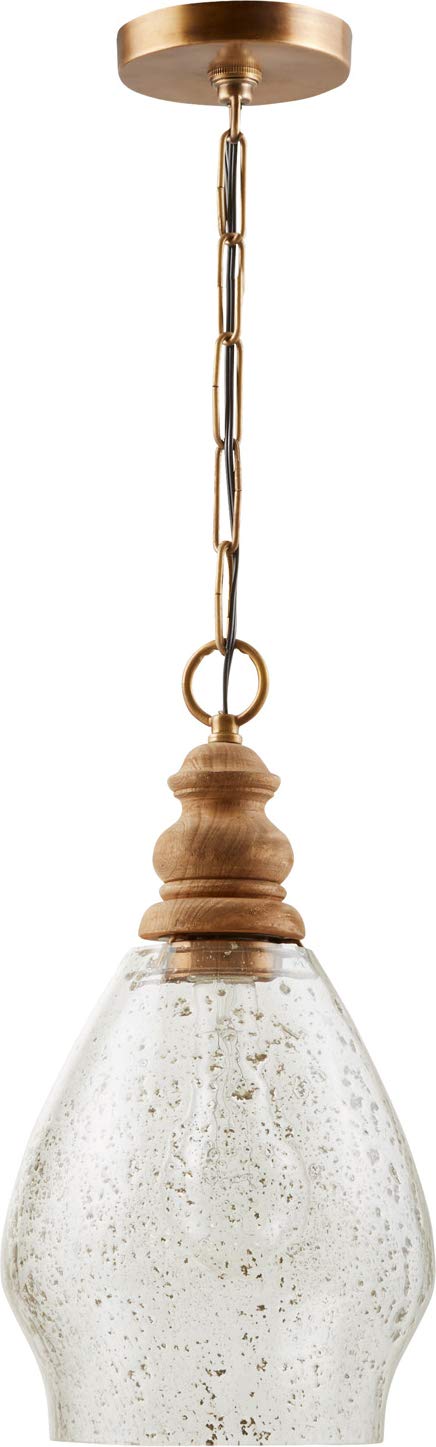 Capital Lighting 330413LW Juniper 1 Light Pendant Light Wood