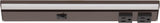 Task Lighting LP12QD4NDBBZ40 12-1/2" 400 Lumen Direct Voltage DV Lighted Power Strip, Bronze Finish, Black Receptacles, 4000K Cool White