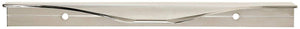 Amerock Cabinet Edge Pull Satin Nickel 4-9/16 inch (116 mm) Center to Center Aloft 1 Pack Drawer Pull Drawer Handle Cabinet Hardware