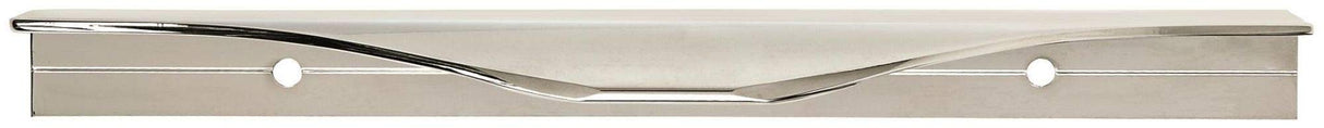 Amerock Cabinet Edge Pull Polished Nickel 4-9/16 inch (116 mm) Center to Center Aloft 1 Pack Drawer Pull Drawer Handle Cabinet Hardware