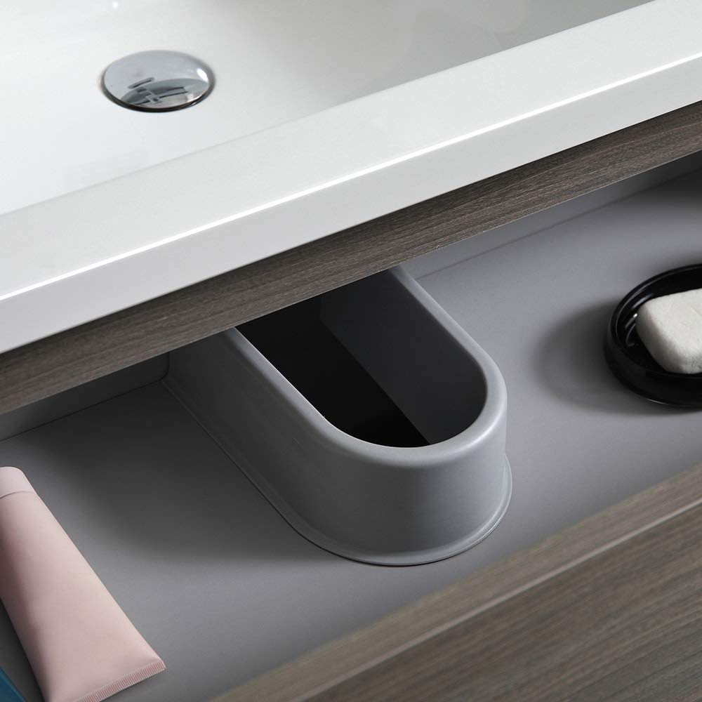 Fresca FCB93-361236RW-D-I Fresca Lazzaro 84" Rosewood Free Standing Double Sink Modern Bathroom Cabinet w/ Integrated Sinks