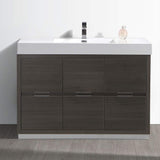 Fresca FCB8448WH-I Fresca Valencia 48" Glossy White Free Standing Modern Bathroom Vanity