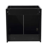 Fresca FCB8058BW Fresca Alto 23" Black Modern Bathroom Cabinet