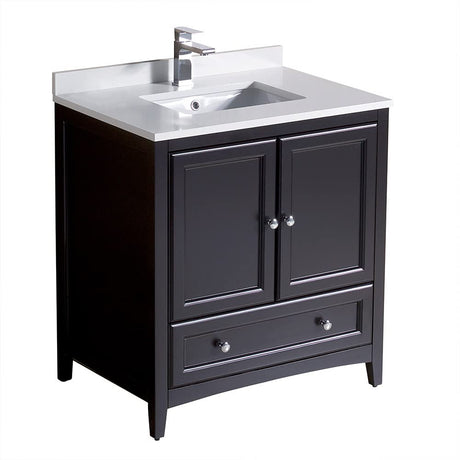 Fresca FCB2030GR-CWH-U Gray Bathroom Cabinet