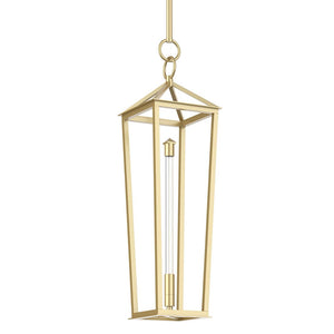 Alora PD317120NB DELPHINE PENDANT LED NATURAL BRASS 4W 120VAC WITH LED DRIVER 2700K 90CRI