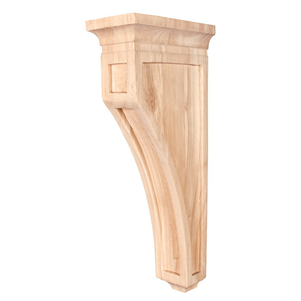 Hardware Resources CORH-OK 3" W x 6" D x 14" H Oak Mission Corbel