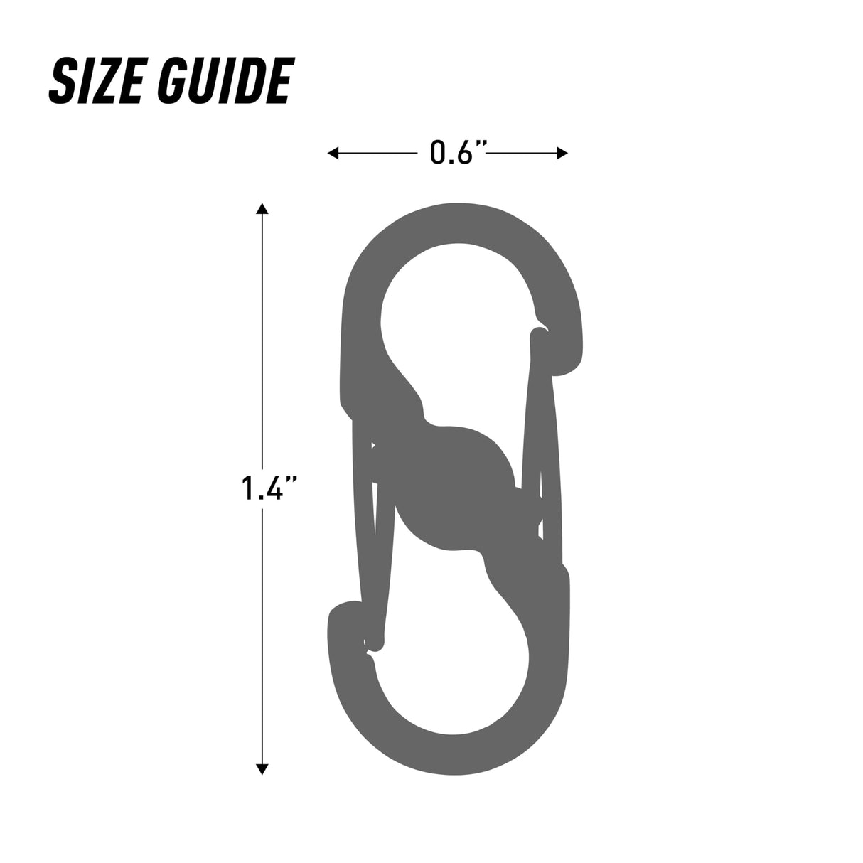 Nite Ize S-Biner MicroLock Aluminum, Locking Keychain Carabiner, 5 Pack, Assorted Colors