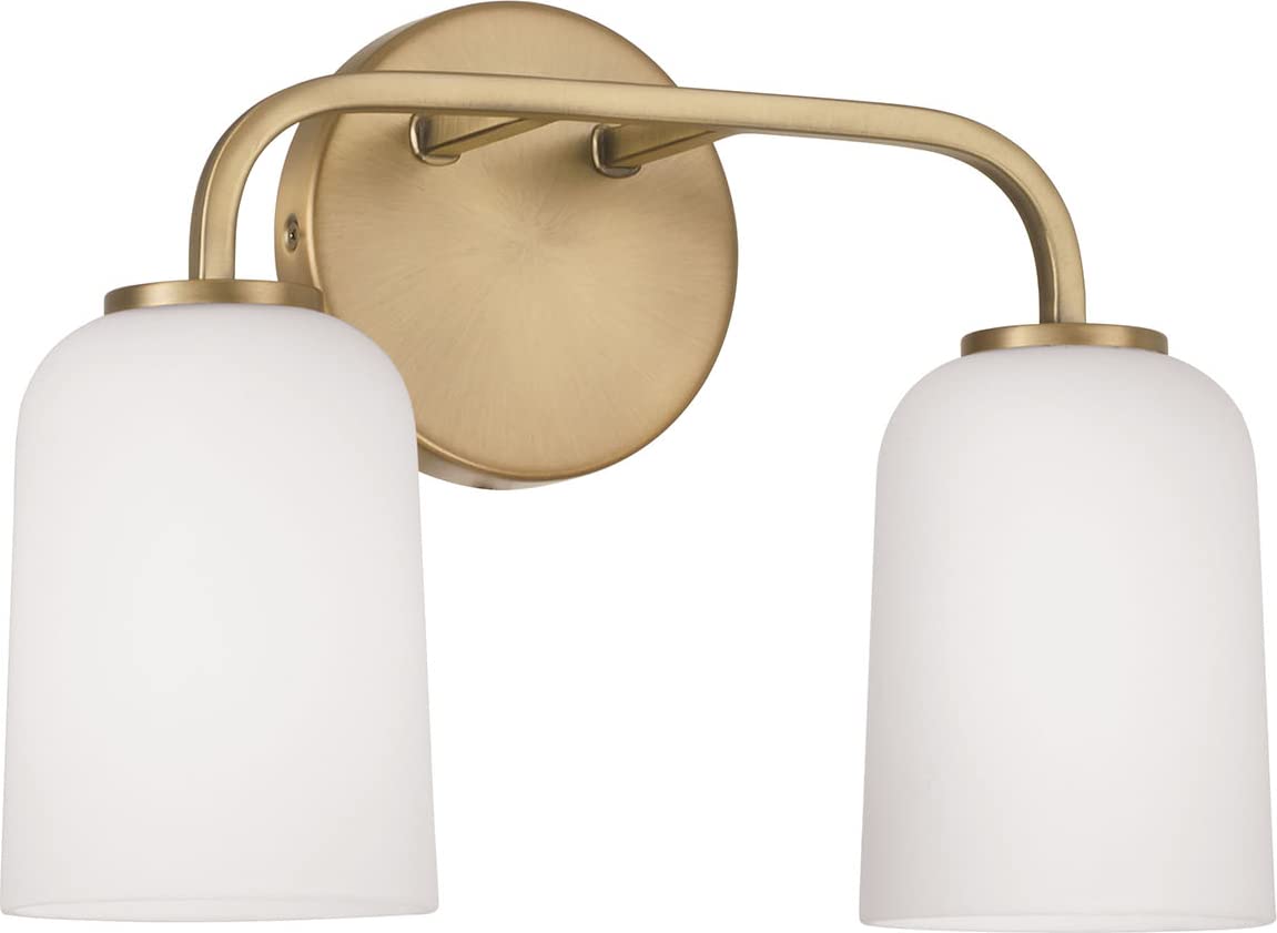 Capital Lighting 148821AD-542 Lawson 2 Light Vanity Aged Brass