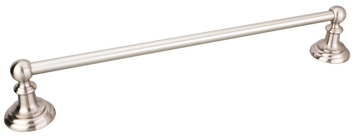 Elements BHE5-04SN-R Fairview Satin Nickel 24" Single Towel Bar - Retail Packaged