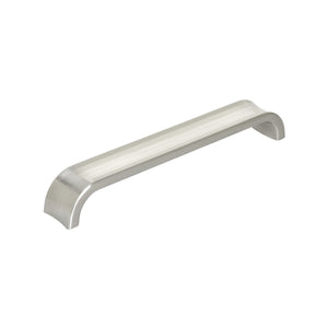 Amerock Cabinet Pull Satin Nickel 6-5/16 inch (160 mm) Center to Center Concentric 1 Pack Drawer Pull Drawer Handle Cabinet Hardware
