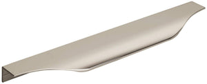 Amerock Cabinet Edge Pull Polished Nickel 8-9/16 inch (217 mm) Center to Center Aloft 1 Pack Drawer Pull Drawer Handle Cabinet Hardware