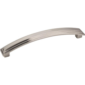 Elements 351-128SN 128 mm Center-to-Center Satin Nickel Arched Calloway Cabinet Pull