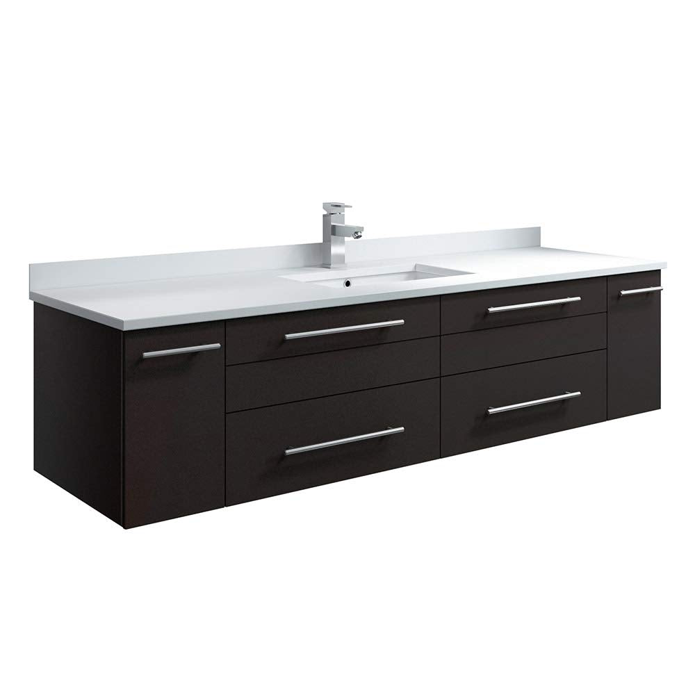Fresca FCB6160ES-UNS-CWH-U Cabinet with Integrated  Sink