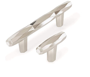 Amerock Cabinet Knob Polished Nickel 2-1/2 inch (64 mm) Length St. Vincent 1 Pack Drawer Knob Cabinet Hardware