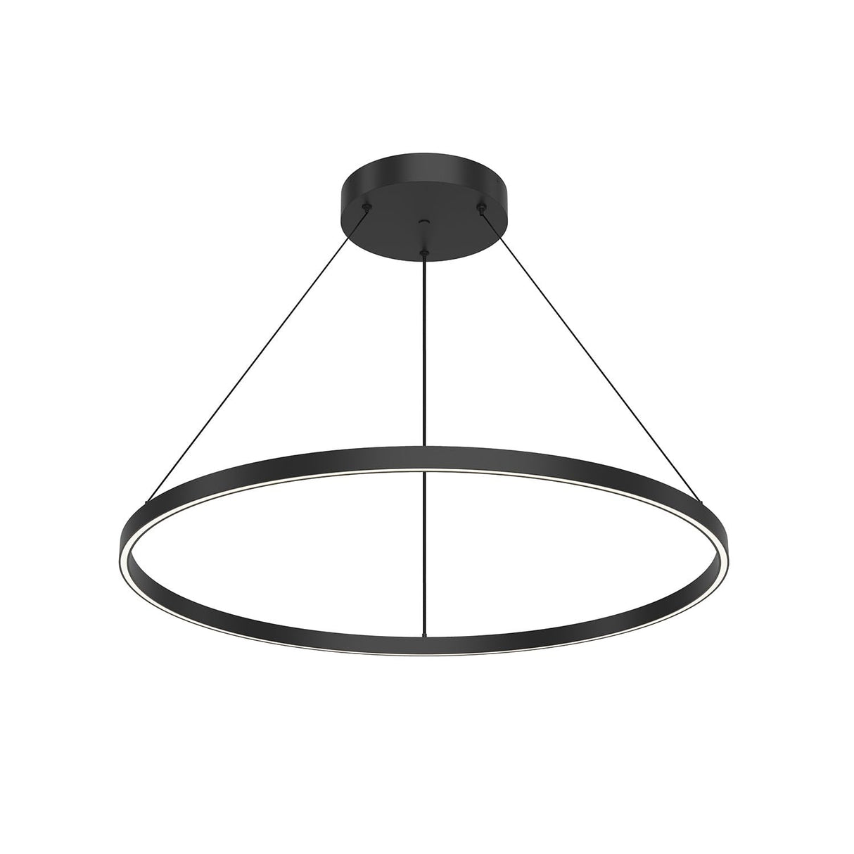 Kuzco PD87136-BK CERCHIO 36" PENDANT BK TEXTURED DOWN ONLY DUO CANOPY 930 TRIAC 120 78W