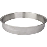 Hardware Resources TCR12-SS 12" Diameter 2" Height Brushed Stainless Steel Trash Can Ring