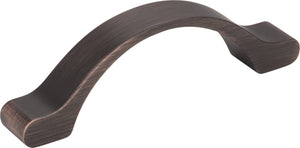 Elements 511-3BNBDL 3" Center-to-Center Brushed Pewter Arched Seaver Cabinet Pull