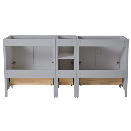 Fresca FCB20-301230AW Fresca Oxford 71" Antique White Traditional Double Sink Bathroom Cabinets