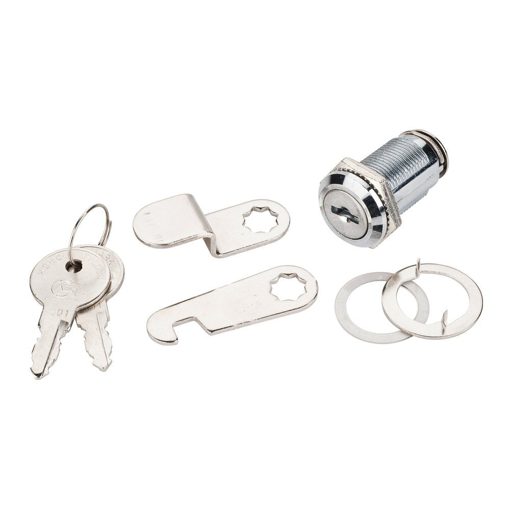 Hardware Resources 50621-R 15 lb Double Magnetic Catch White/Zinc, Retail Pack