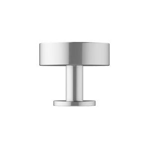 Amerock Cabinet Knob Polished Chrome 1-1/4 inch (32 mm) Diameter Radius 1 Pack Drawer Knob Cabinet Hardware
