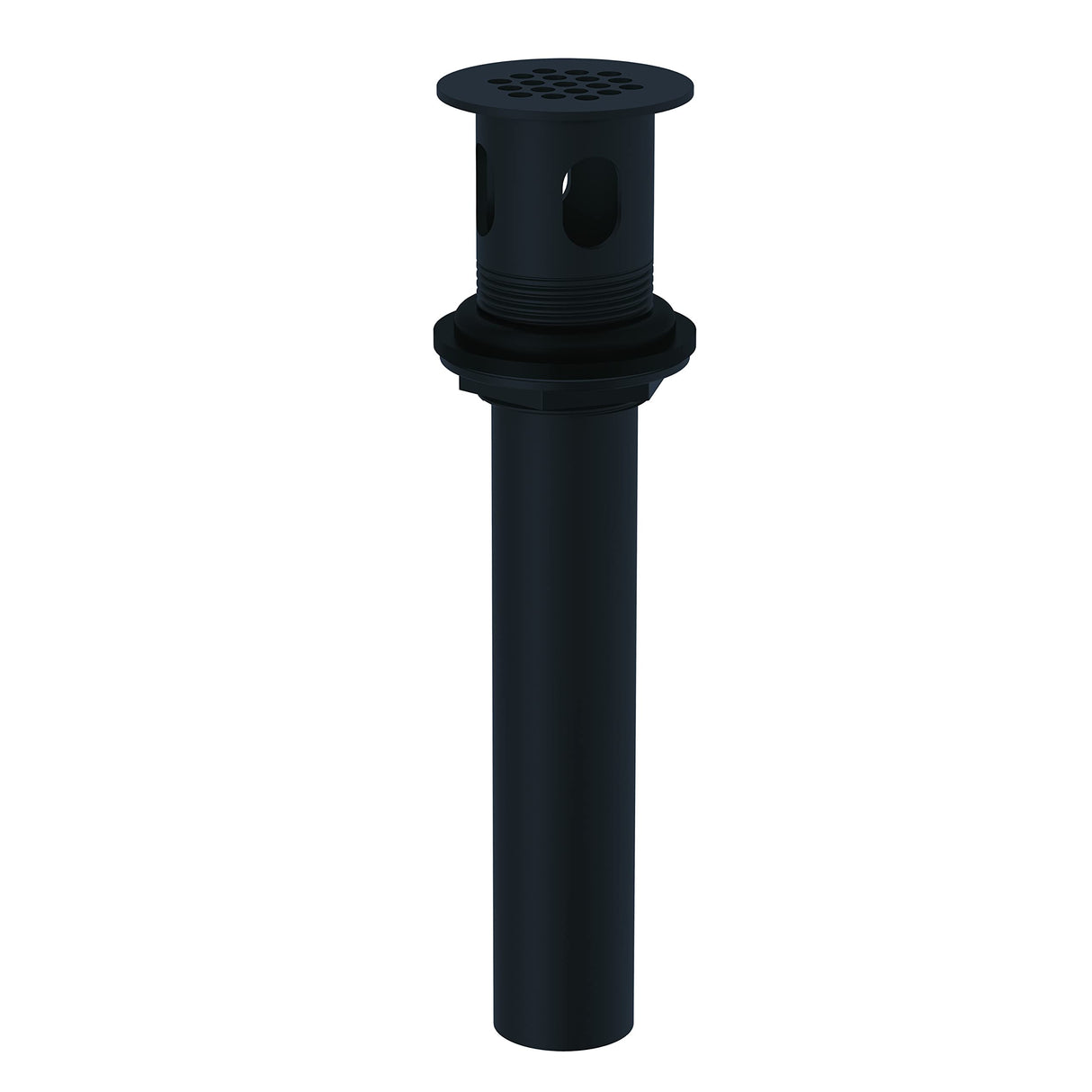 Gerber DA505084BS 1 1/4" Metal Grid Strainer Assembly With Overflow - Satin Black