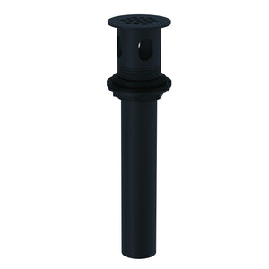 Gerber DA505084BS 1 1/4" Metal Grid Strainer Assembly With Overflow - Satin Black