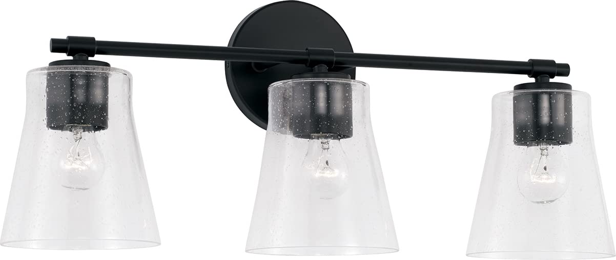 Capital Lighting 146931MB-533 Baker 3 Light Vanity Matte Black