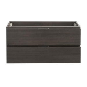 Fresca FCB8342GG Fresca Valencia 40" Dark Slate Gray Wall Hung Modern Bathroom Cabinet