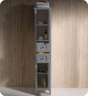 Fresca FST2060GR Fresca Oxford Gray Tall Bathroom Linen Cabinet