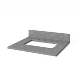Jeffrey Alexander VKITSAV24GRSGR 24" Grey Savino Vanity, Steel Grey Cultured Marble Vanity Top, undermount rectangle bowl
