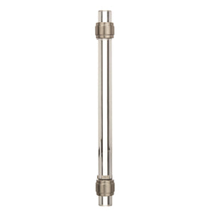 Amerock Cabinet Pull Clear/Satin Nickel 6-5/16 inch (160 mm) Center to Center Glacio 1 Pack Drawer Pull Drawer Handle Cabinet Hardware